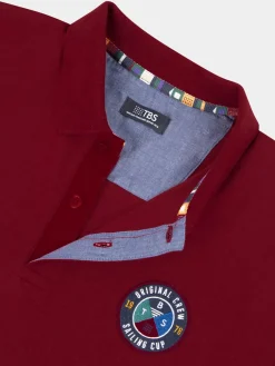 Polo Manches Courtes Rouge VALDEPOL
