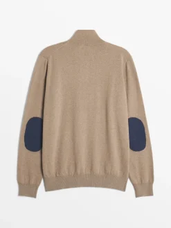 Pull Camionneur Homme Coton Laine Beige MALIKCAM