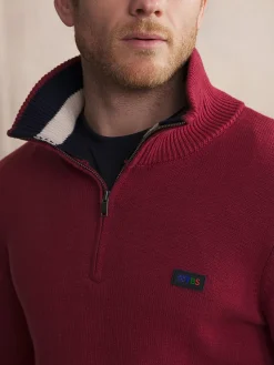 Pull Cepage Manches Longues Rouge TATUMCAM