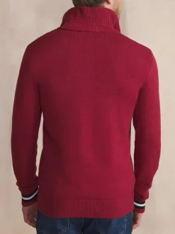 Pull Cepage Manches Longues Rouge TATUMCAM