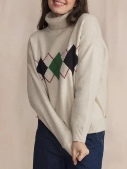 Pull Craie Manches Longues Blanc BURLICOL