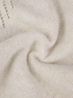 Pull fabriqué en France blanc Victoire