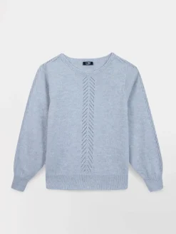 Pull fabriqué en France bleu Victoire