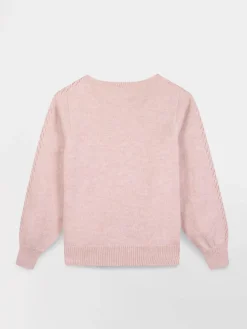 Pull fabriqué en France rose Victoire