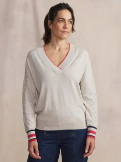 Pull femme ecru XELLAVER
