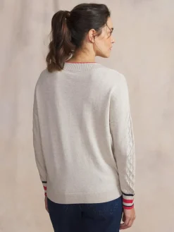 Pull femme ecru XELLAVER
