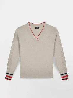 Pull femme ecru XELLAVER
