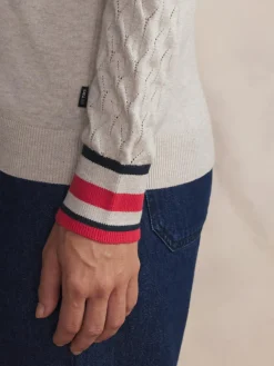 Pull femme ecru XELLAVER