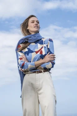 Pull Femme Imprimés Exclusifs Tbs Multico MOANAPUL