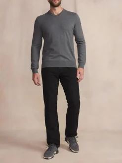 Pull Granit Manches Longues Gris MALIKVER