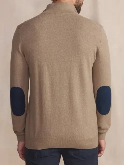 Pull Homme Col Camionneur Beige MALIKCAM