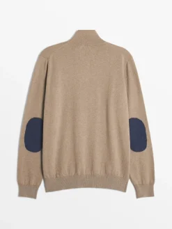 Pull Homme Col Camionneur Beige MALIKCAM