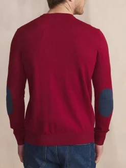 Pull Homme Col Camionneur Bleu MALIKCAM