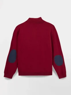 Pull Homme Col Camionneur Bleu MALIKCAM