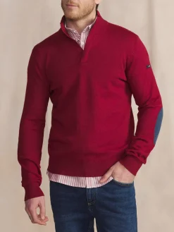 Pull Homme Col Camionneur Bleu MALIKCAM