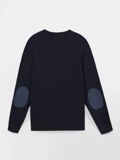 Pull Marine Manches Longues Bleu MALIKVER