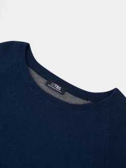 Pull Marine Manches Longues Bleu PIARAPUL