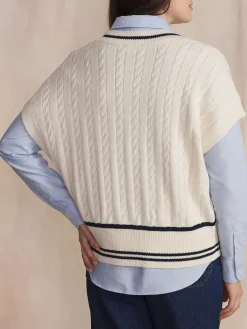 Pull Sans Manche Blanc ARIAHCAP
