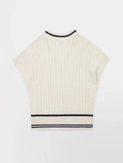 Pull Sans Manche Blanc ARIAHCAP