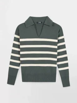 Pull Sapin Manches Longues Vert TUNNICOL