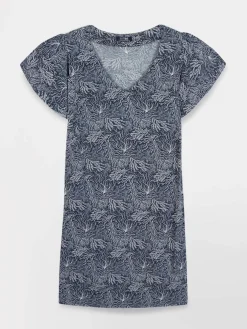 Robe courte femme navy HABBYROB
