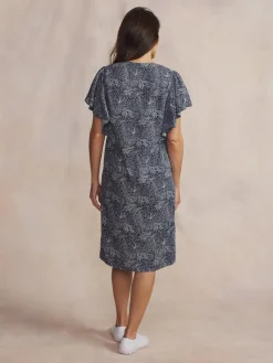 Robe courte femme navy HABBYROB