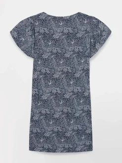 Robe courte femme navy HABBYROB