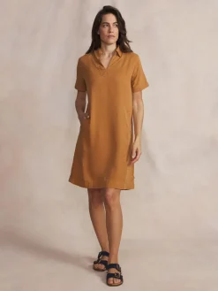 Robe courte femme teck MYRNOROB