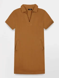 Robe courte femme teck MYRNOROB