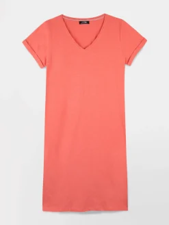 Robe Femme Coton Bio Coton Rose ADINAROB