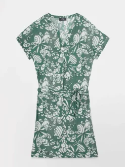 Robe Femme Imprimés Exclusifs TBS Vert JANIEROB