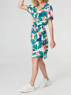 Robe Femme Imprimés Exclusif TBS Vert AGLEAROB