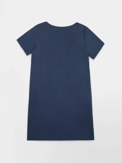 Robe Femme Matière Extensible Marine DELIAROB