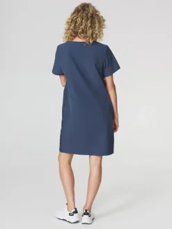Robe Femme Matière Extensible Marine DELIAROB