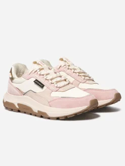 Running femme beige et rose JAZONNE