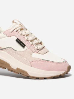 Running femme beige et rose JAZONNE