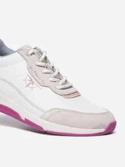 Running femme blanc et fuschia JAZFOIL