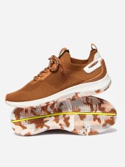 Running femme canelle blanc camo JELLINA