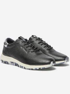 Running Femme Doublée Textile Cuir Camo Marine Silver JAZZRUN