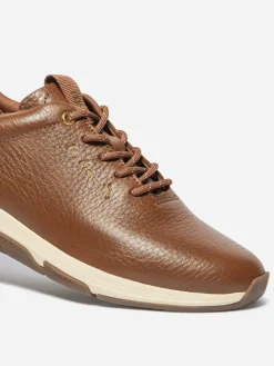 Running Femme Doublée Textile Cuir Pecan et Champagne JAZZRUN