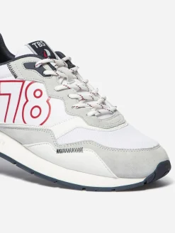 Running homme blanc et navy DJONBOT