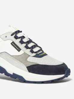Running homme blanc navy jaune JONASSE