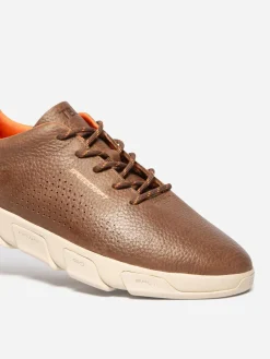 Runnings cuir grainé Marron JAZBARY