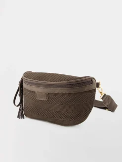 Sac Banane Femme Cuir Chocolat JAZABAN