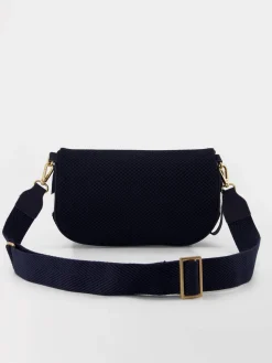 Sac banane femme raye marine JAZABAN