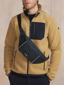 Sac Banane Toile Recyclée Deperlant Marine FLEXBAN