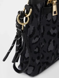 Sac Bandoulière Femme Knit Recyclé Noir JAZAPOCH