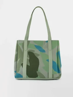 Sac cabas femme feuille argile JAZOVER