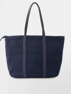 Sac Cabas Femme Knit Recyclé Marine