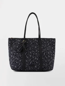 Sac Cabas Femme Knit Recyclé Noir JAZACABA